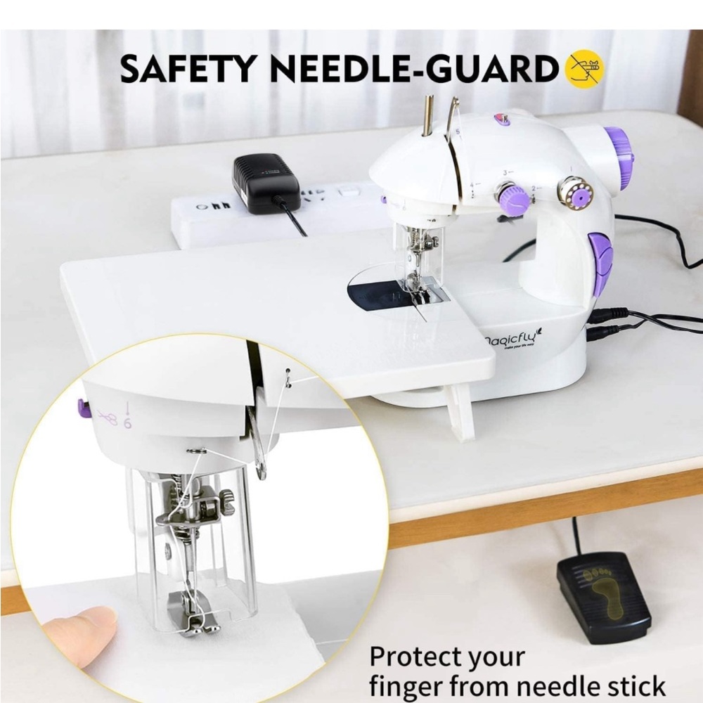 Magicfly Mini Sewing Machine for Beginner, Dual Speed Portable Machine